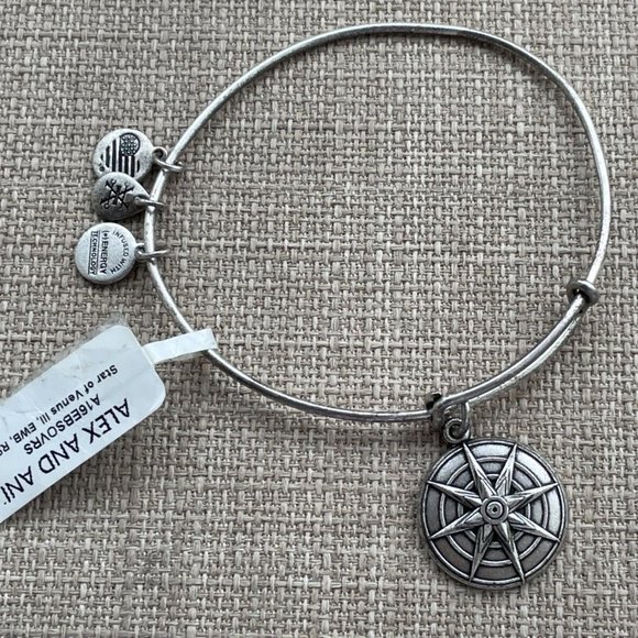 Alex and Ani Jewelry - Alex And Ani Bracelet STAR of VENUS LOVE BEAUTY INSPIRATION Wrist Band Silver To